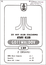 Obálka — Gottwaldov - zpravodaj 1/89