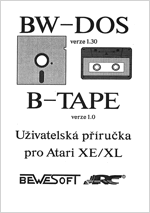 Obálka — BW DOS 1.30, B-TAPE 1.0
