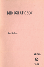 Obálka — Minigraf 0507